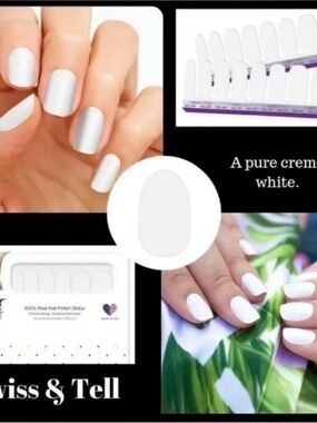 Color Street Swiss and Tell Nail Polish Strips